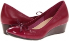 Winery/Patent Cole Haan Air Tali Lace Wedge for Women (Size 8)