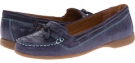 Navy Foil Sebago Felucca Lace for Women (Size 9.5)