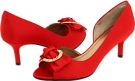 Red Satin Vigotti Metis for Women (Size 11.5)