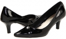 Black Patent Croco Easy Street Chiffon for Women (Size 7)