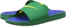 Pine Green/Varsity Royal/Varsity Maize Nike Benassi Solarsoft Slide for Men (Size 15)