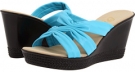 Turquoise Leather Onex Felicity for Women (Size 6)