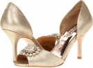 Platino Met Suede Badgley Mischka Lacie for Women (Size 9)