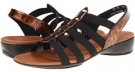 Tortoise Shell/Black Stretch Munro American Darian for Women (Size 5)