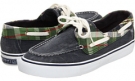 Navy/ Red Sparkle Plaid Sperry Top-Sider Biscayne for Women (Size 11)