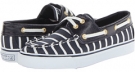 Navy/Bretton Stripe Sperry Top-Sider Biscayne for Women (Size 10)