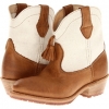 Tobacco/White Canvas Vintage Shoe Company Carly Western Short Pull-On for Women (Size 6)