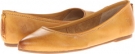 Mustard Soft Vintage Leather Frye Regina Ballet for Women (Size 11)
