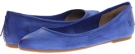 Blue Sunwash Nubuck Frye Regina Ballet for Women (Size 5.5)