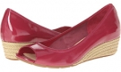 Raspberry Patent/Jute Cole Haan Air Tali OT Wedge 40 for Women (Size 6)