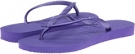 Violet Havaianas Kids Slim Flip Flops for Kids (Size 8)