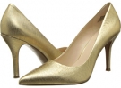 Medium Gold Metallic Nine West Flax for Women (Size 9.5)