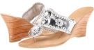 Silver Jack Rogers Hamptons Navajo Hi Wedge for Women (Size 6.5)