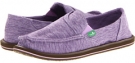 Purple Sanuk Pick Pocket Fleece for Women (Size 6)