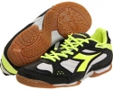 Black/Yellow Flourescent Diadora Quinto ID for Men (Size 4)