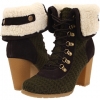 Loden MUK LUKS Cuff Lace Up Shortie Boot for Women (Size 8)