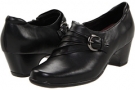 Black Leather Clarks England Sugar Charm for Women (Size 7)