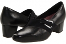 Black Leather Clarks England Levee Bank for Women (Size 9)