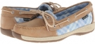 Tan Leather/Blue Plaid Eastland Sunrise for Women (Size 8)