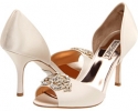 Vanilla Satin Badgley Mischka Salsa for Women (Size 9.5)