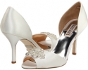 White Satin Badgley Mischka Salsa for Women (Size 6.5)