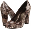 Taupe Painted Snake Stuart Weitzman Tango for Women (Size 10.5)