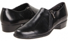 Black Leather Munro American Derby for Women (Size 4.5)