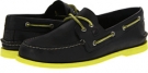 Black/Neon Yellow Sperry Top-Sider A/O 2-Eye Neon for Men (Size 12)