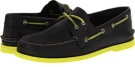 Black/Neon Yellow Sperry Top-Sider A/O 2-Eye Neon for Men (Size 8.5)