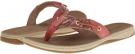 Washed Red/White Sperry Top-Sider Seafish for Women (Size 10)