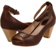 Dark Brown Frye Coral Ankle Strap for Women (Size 8)