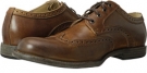 Tan Antique Pull Up Frye Phillip Wingtip for Men (Size 10)