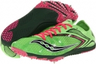 Slime/Pink Saucony Endorphin LD3 for Women (Size 5.5)