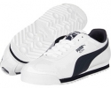 White/New Navy PUMA Roma Basic for Men (Size 12)