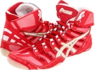 Red/White ASICS Omniflex Pursuit for Men (Size 9)