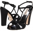 Black Satin/Patent Badgley Mischka Jenie for Women (Size 7.5)