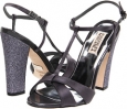 Charcoal Satin/Patent Badgley Mischka Jenie for Women (Size 7.5)