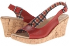 Scarlet Crocs A-Leigh Wedge Leather for Women (Size 9)