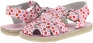 Baby Pink Leather/Tangerine & Pink Printed Flowers Jumping Jacks Kids Sea Fish for Kids (Size 9.5)