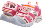 Dove Gray/Hot Pink/Orange/Bubblegum Pink Jumping Jacks Kids Beachcomber for Kids (Size 8)