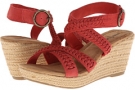 Coral Suede/Jute Minnetonka Haley for Women (Size 11)