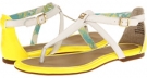 Ivory/Neon Yellow Sperry Top-Sider Summerlin for Women (Size 8.5)
