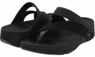 Black FitFlop Sling Sport Nubuck for Women (Size 6)