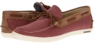 Mineral Red Twill/Sierra Tan Leather SeaVees 03/66 Sloop Moc for Men (Size 8.5)