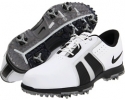White/Black/Metallic Silver Nike Golf Zoom Trophy II for Men (Size 10)