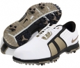 White/Metallic Gold Grain/Black Nike Golf Zoom Trophy II for Men (Size 8.5)