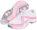 White/White/Pink Flash Nike Golf Lunar Brassie for Women (Size 7)