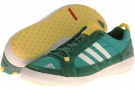 Vivid Green/Chalk/Amazon Green adidas Outdoor Boat Lace DLX for Men (Size 11.5)