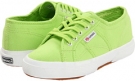 Acid Green Superga Kids 2750 JCOT Classic for Kids (Size 13.5)