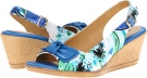 Blue/Green Floral Softspots Lebeau for Women (Size 11)